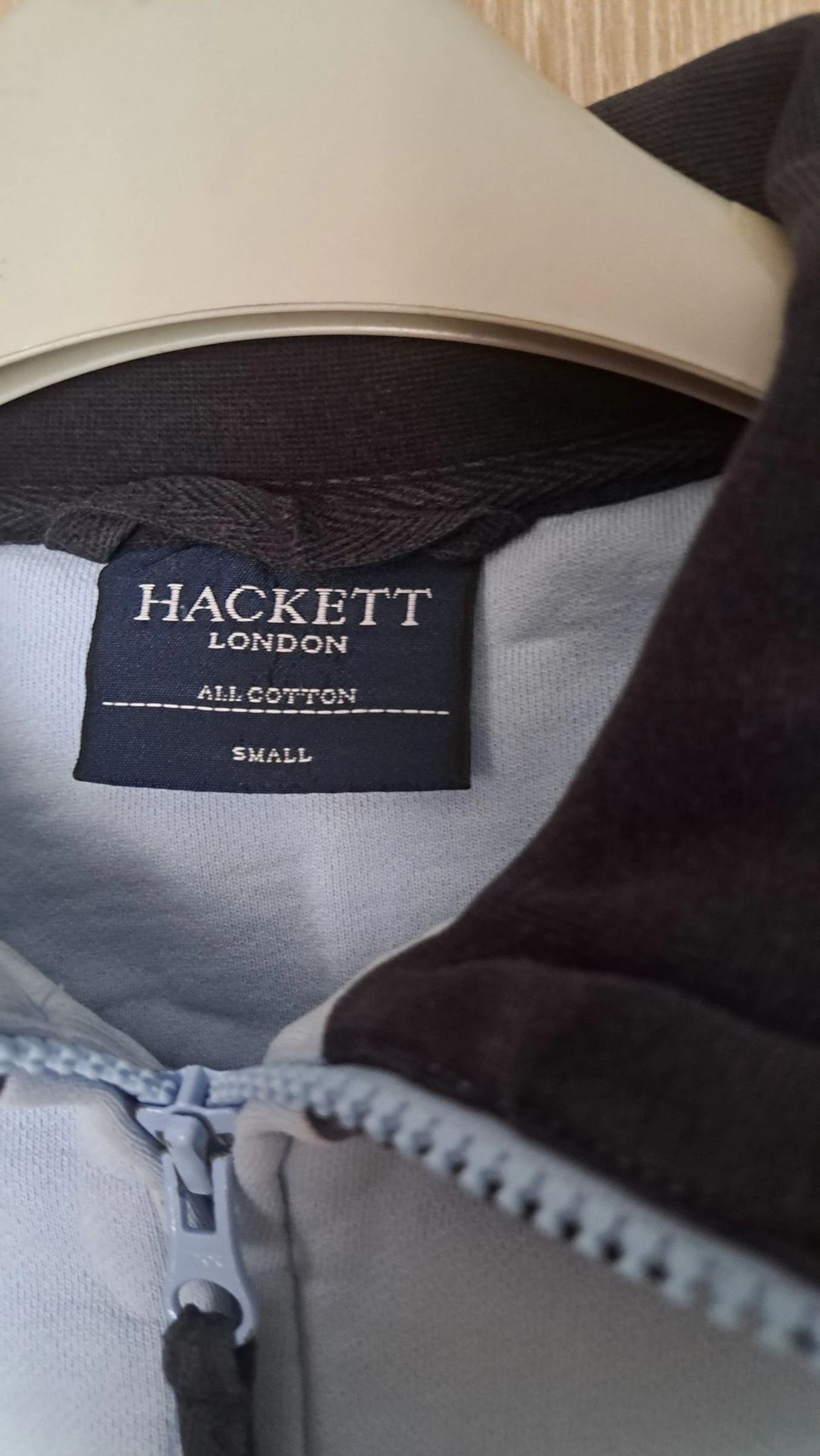 Hackett London Vintage jasje - Maat S - Blauw en Zwart 100% Katoen – photo 3